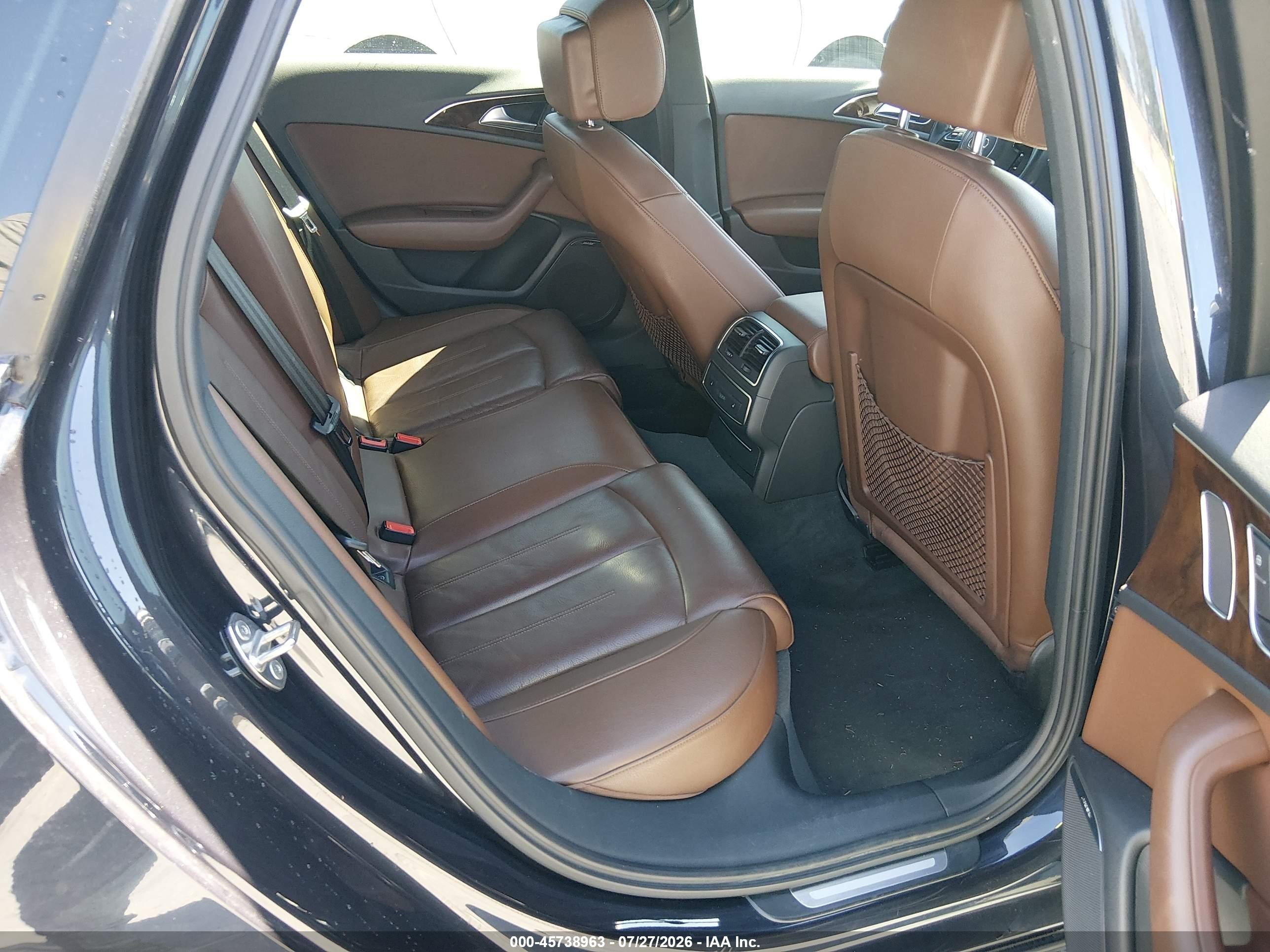 2015 Audi A6 2.0t Premium Черный vin: WAUGFAFC0FN013778