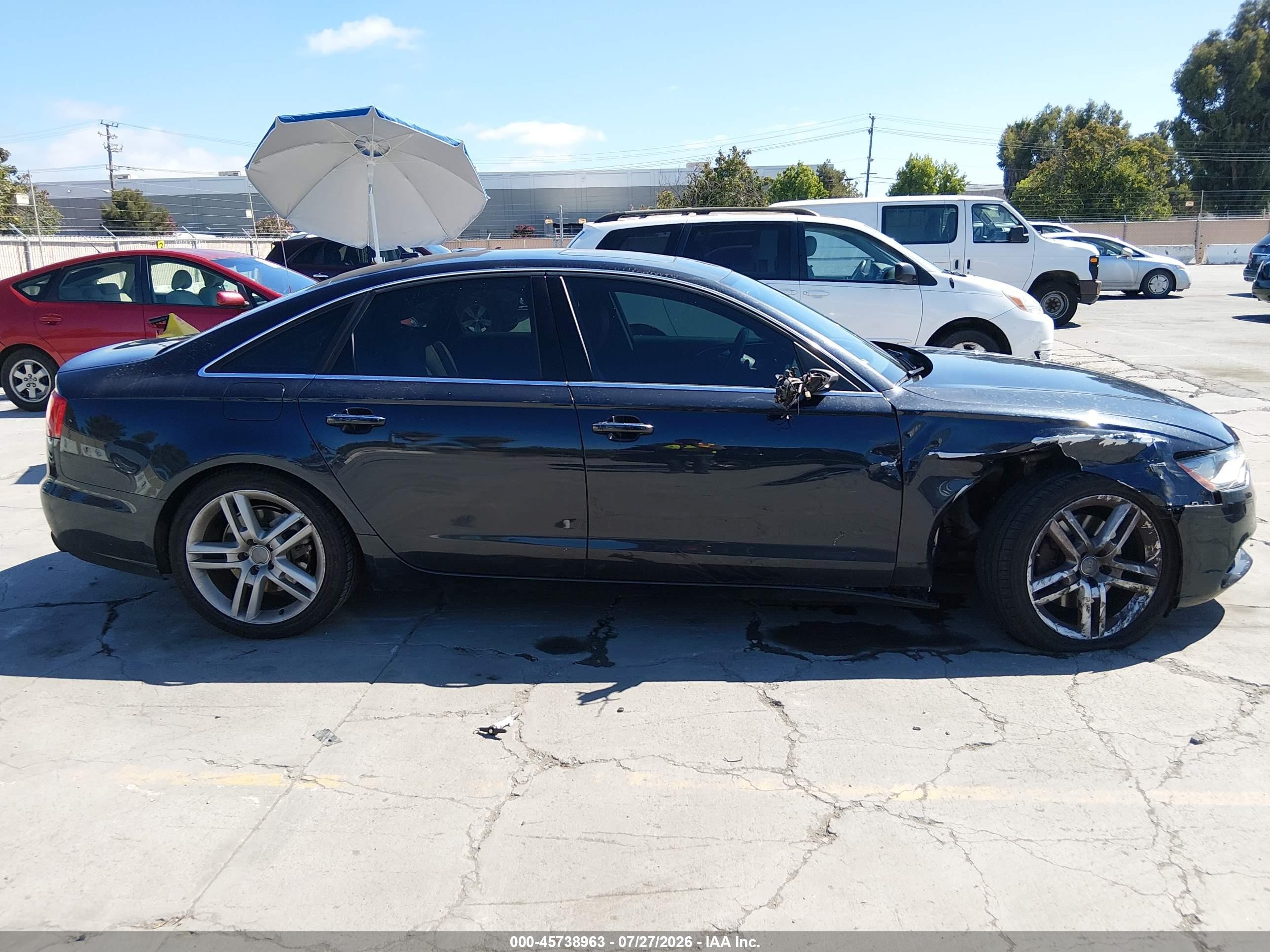 2015 Audi A6 2.0t Premium Черный vin: WAUGFAFC0FN013778