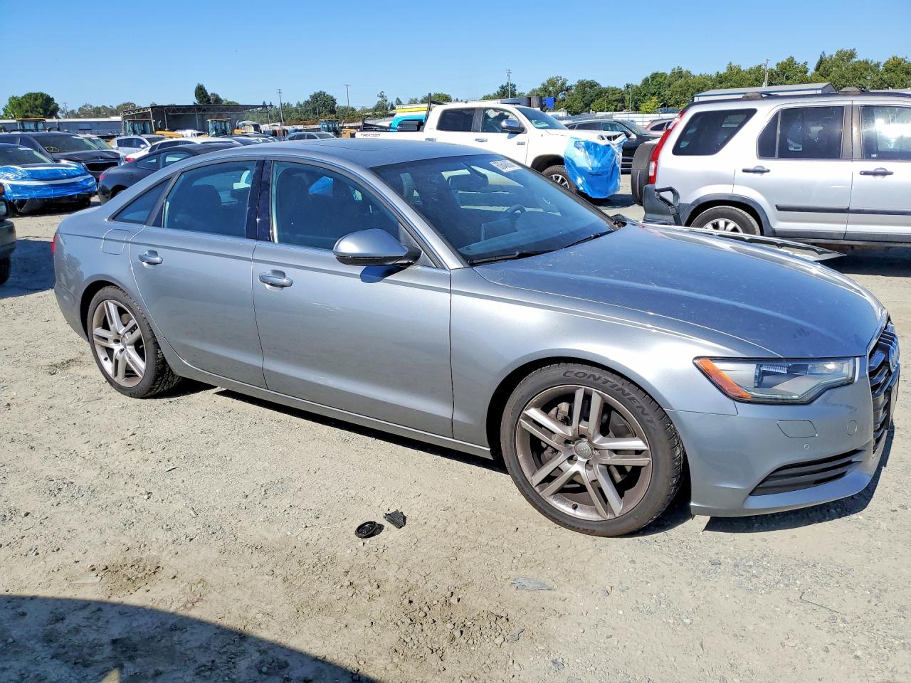 2015 Audi A6 Premium Plus Silver vin: WAUGFAFC0FN036204