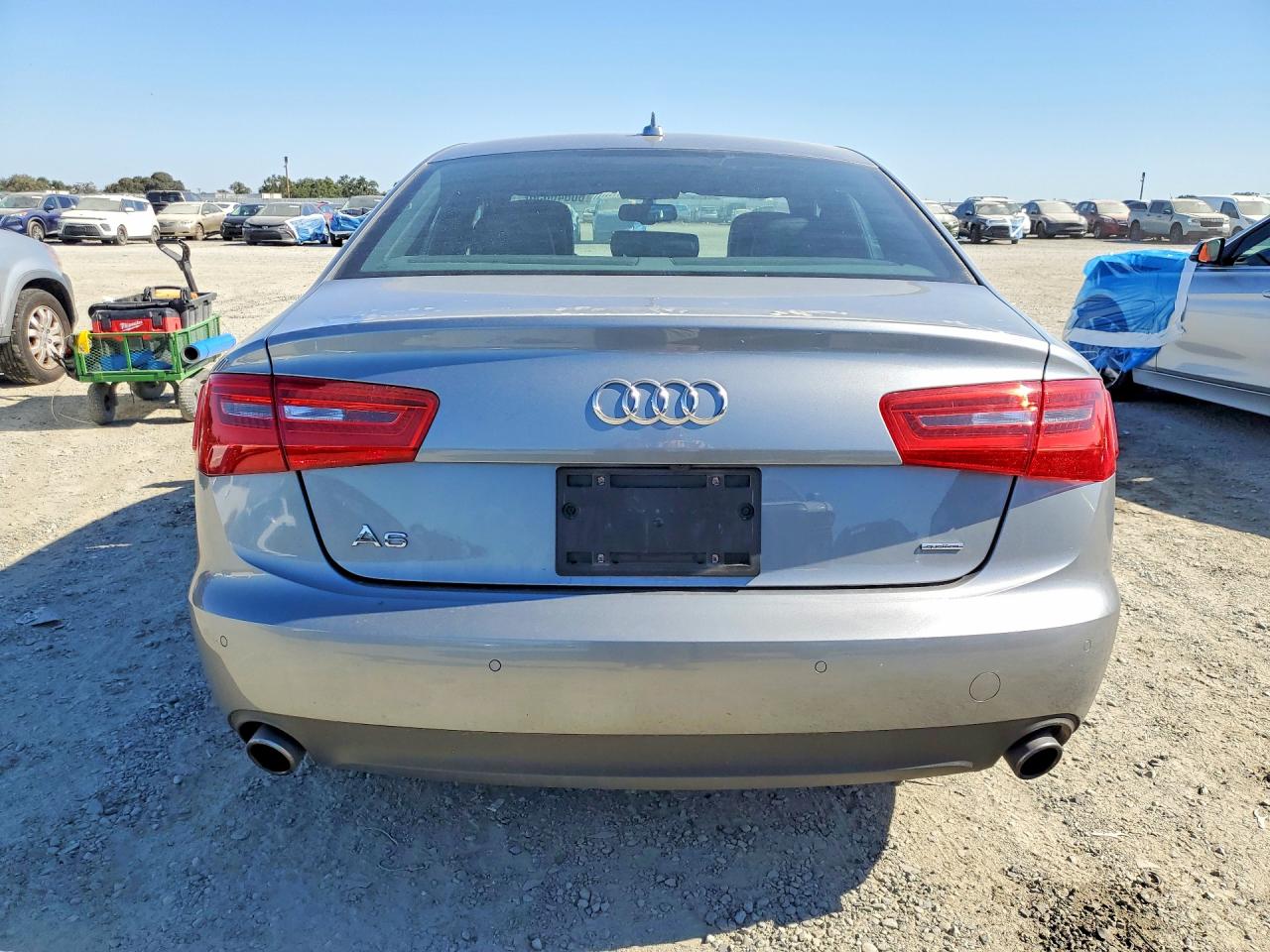2015 Audi A6 Premium Plus Silver vin: WAUGFAFC0FN036204