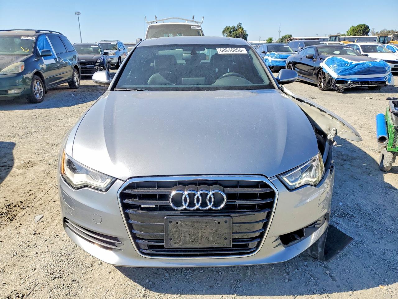 2015 Audi A6 Premium Plus Silver vin: WAUGFAFC0FN036204