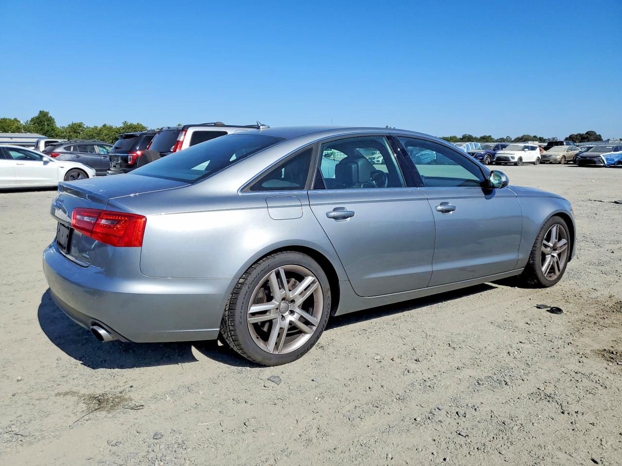 2015 Audi A6 Premium Plus Silver vin: WAUGFAFC0FN036204