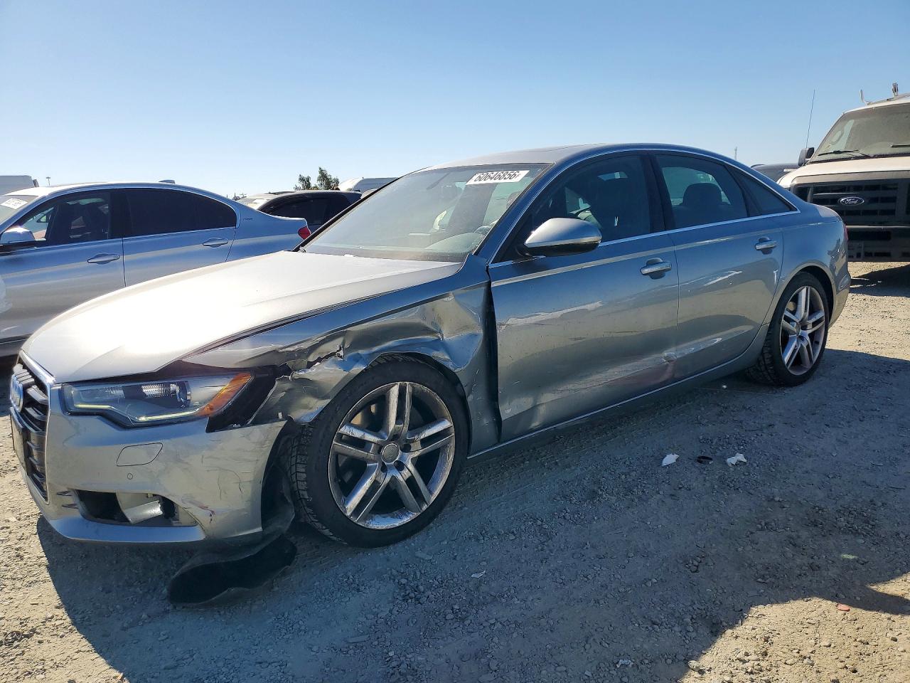 2015 Audi A6 Premium Plus Silver vin: WAUGFAFC0FN036204