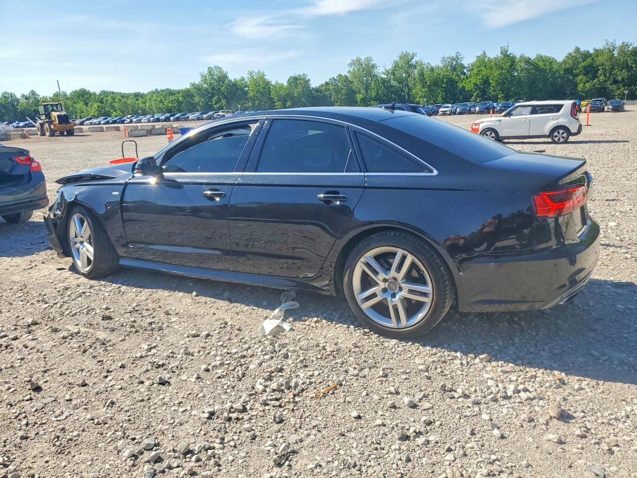 2016 Audi A6 Premium Plus Черный vin: WAUGFAFC0GN106947
