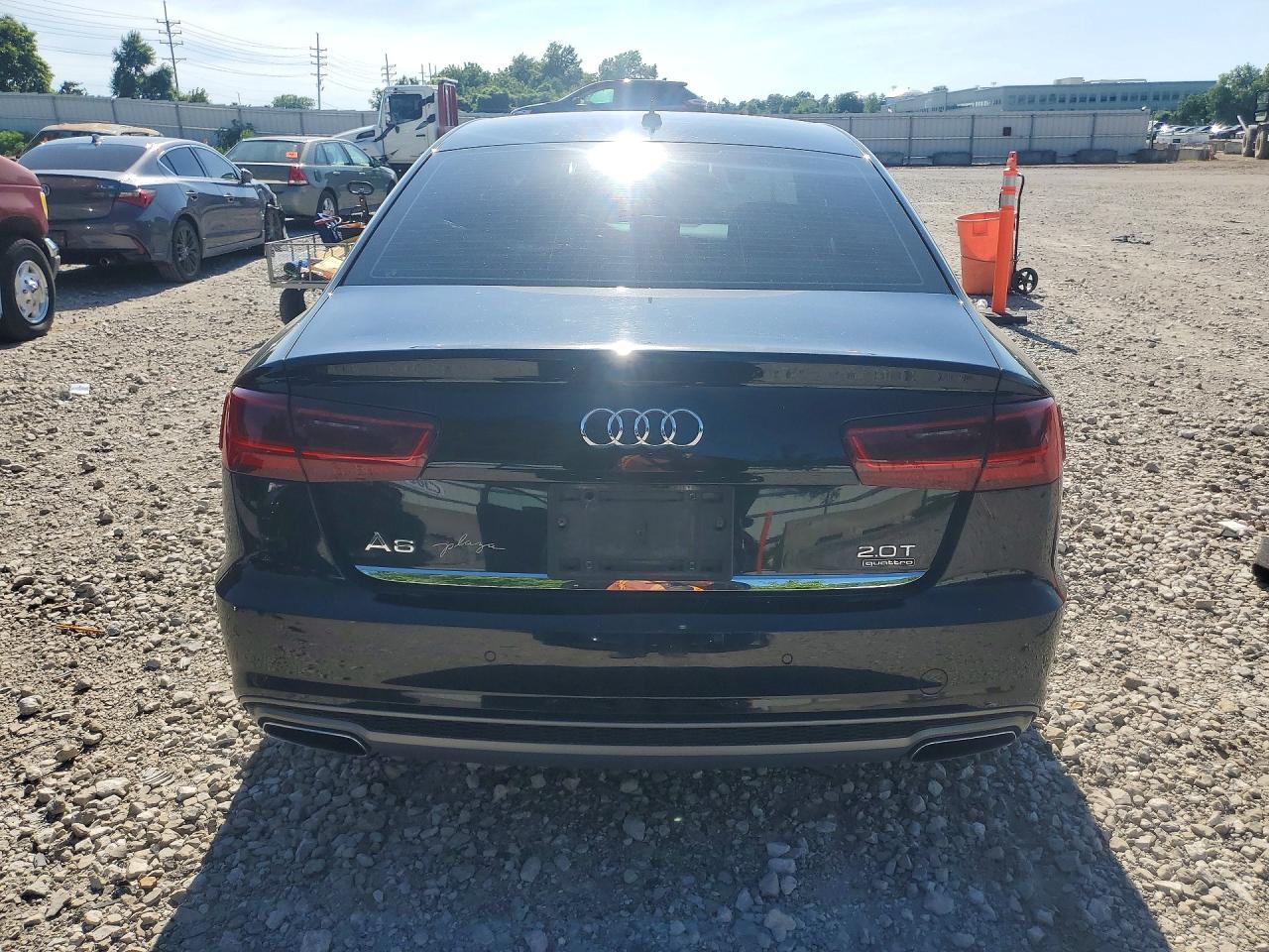 2016 Audi A6 Premium Plus Черный vin: WAUGFAFC0GN106947