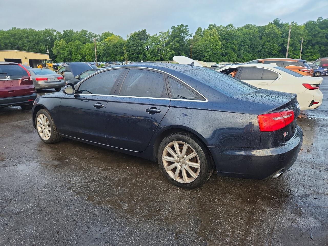 2013 Audi A6 Premium Plus Blue vin: WAUGFAFC1DN021501