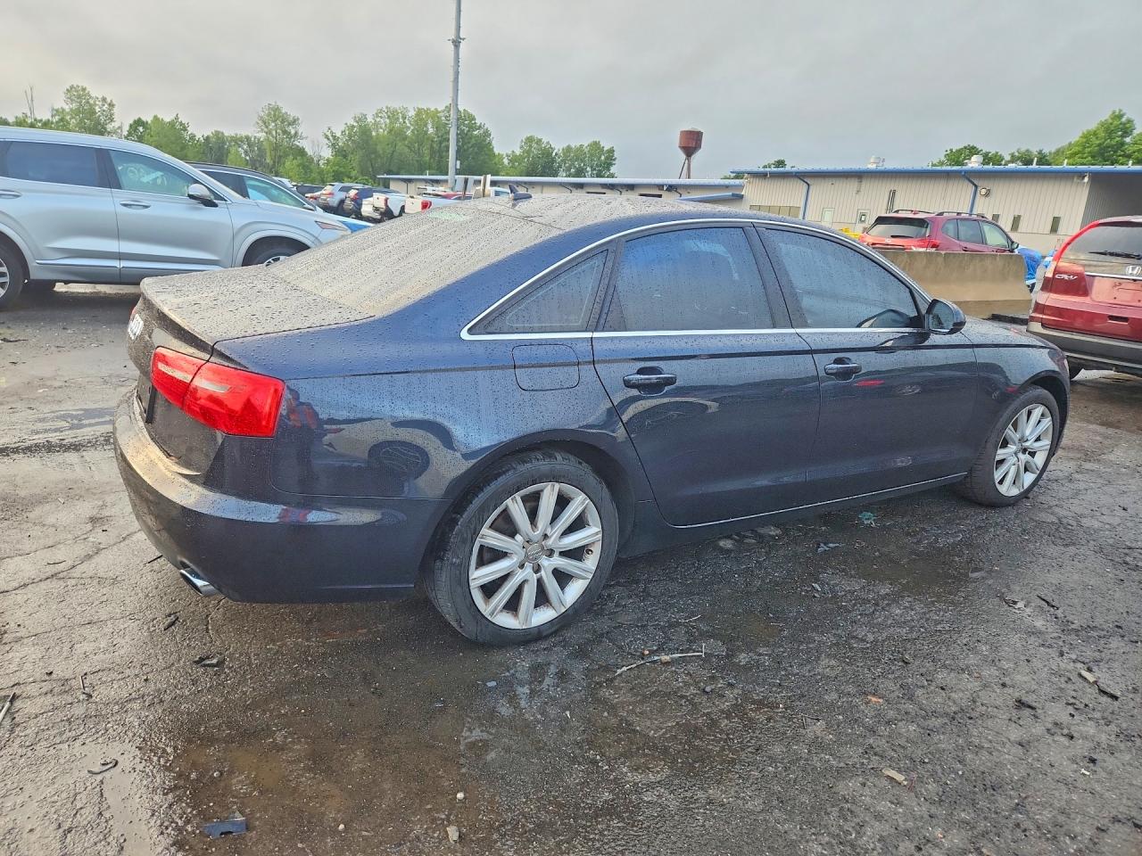 2013 Audi A6 Premium Plus Blue vin: WAUGFAFC1DN021501