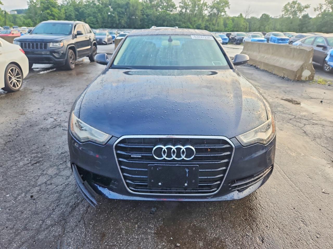 2013 Audi A6 Premium Plus Blue vin: WAUGFAFC1DN021501