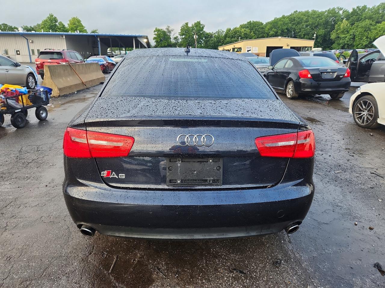 2013 Audi A6 Premium Plus Blue vin: WAUGFAFC1DN021501