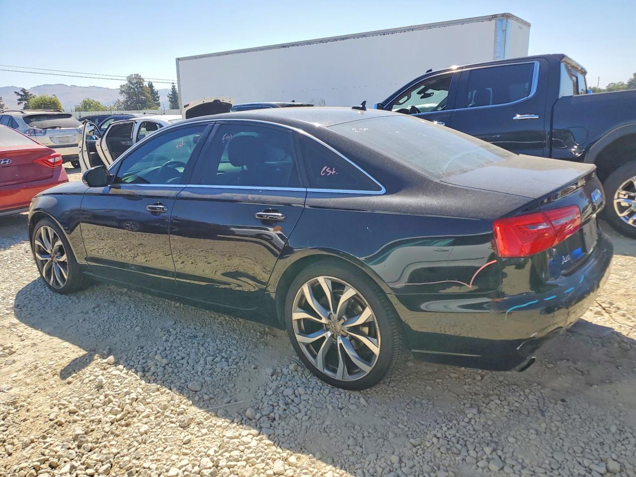 2013 Audi A6 Premium Plus Black vin: WAUGFAFC1DN022955