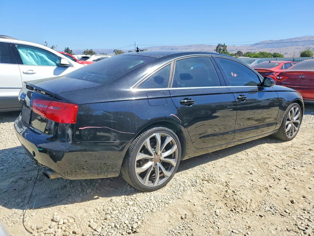 2013 Audi A6 Premium Plus Black vin: WAUGFAFC1DN022955