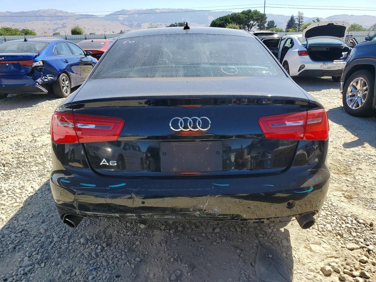 2013 Audi A6 Premium Plus Black vin: WAUGFAFC1DN022955
