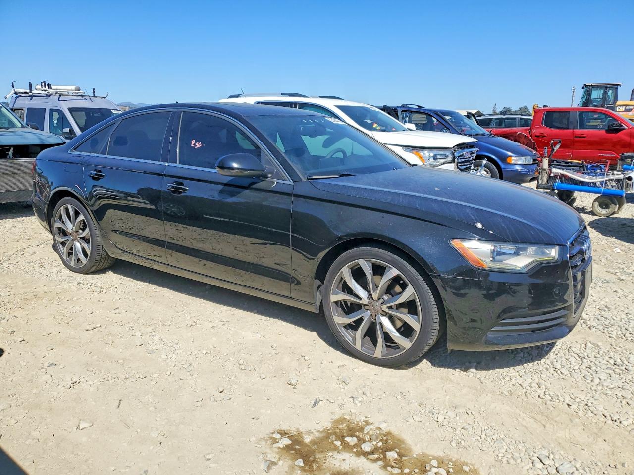 2013 Audi A6 Premium Plus Black vin: WAUGFAFC1DN022955