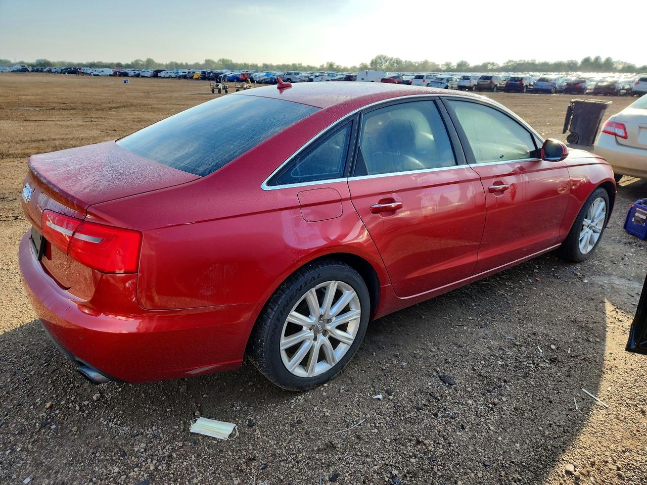 2013 Audi A6 Premium Plus Red vin: WAUGFAFC1DN114910