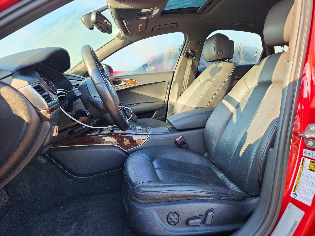 2013 Audi A6 Premium Plus Red vin: WAUGFAFC1DN114910