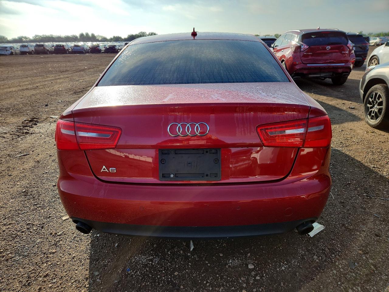 2013 Audi A6 Premium Plus Red vin: WAUGFAFC1DN114910