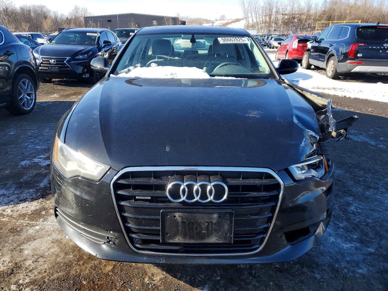 2013 Audi A6 Premium Plus Black vin: WAUGFAFC1DN151584