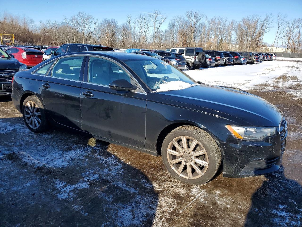 2013 Audi A6 Premium Plus Black vin: WAUGFAFC1DN151584