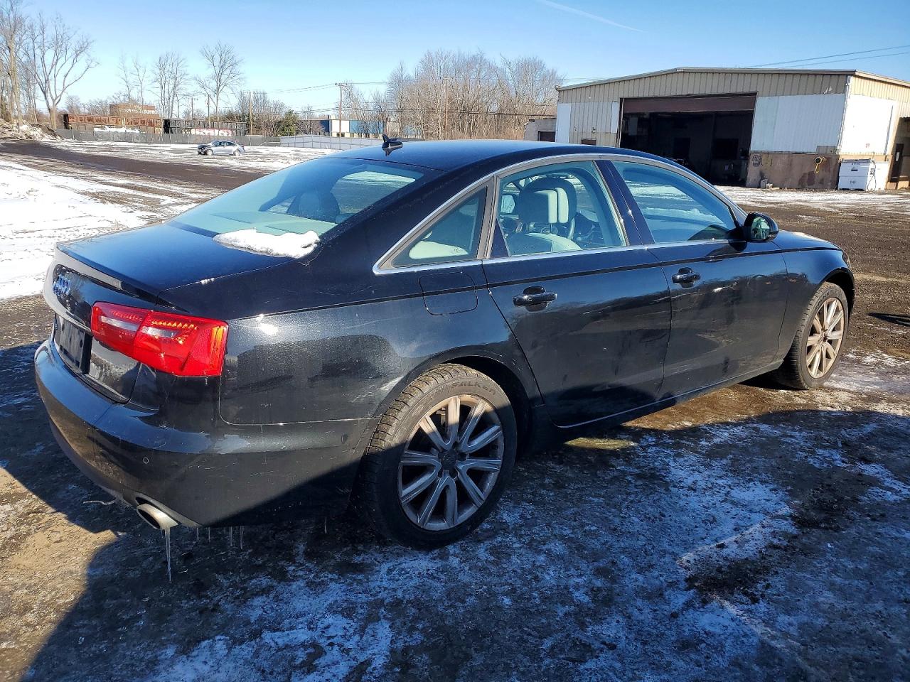2013 Audi A6 Premium Plus Black vin: WAUGFAFC1DN151584