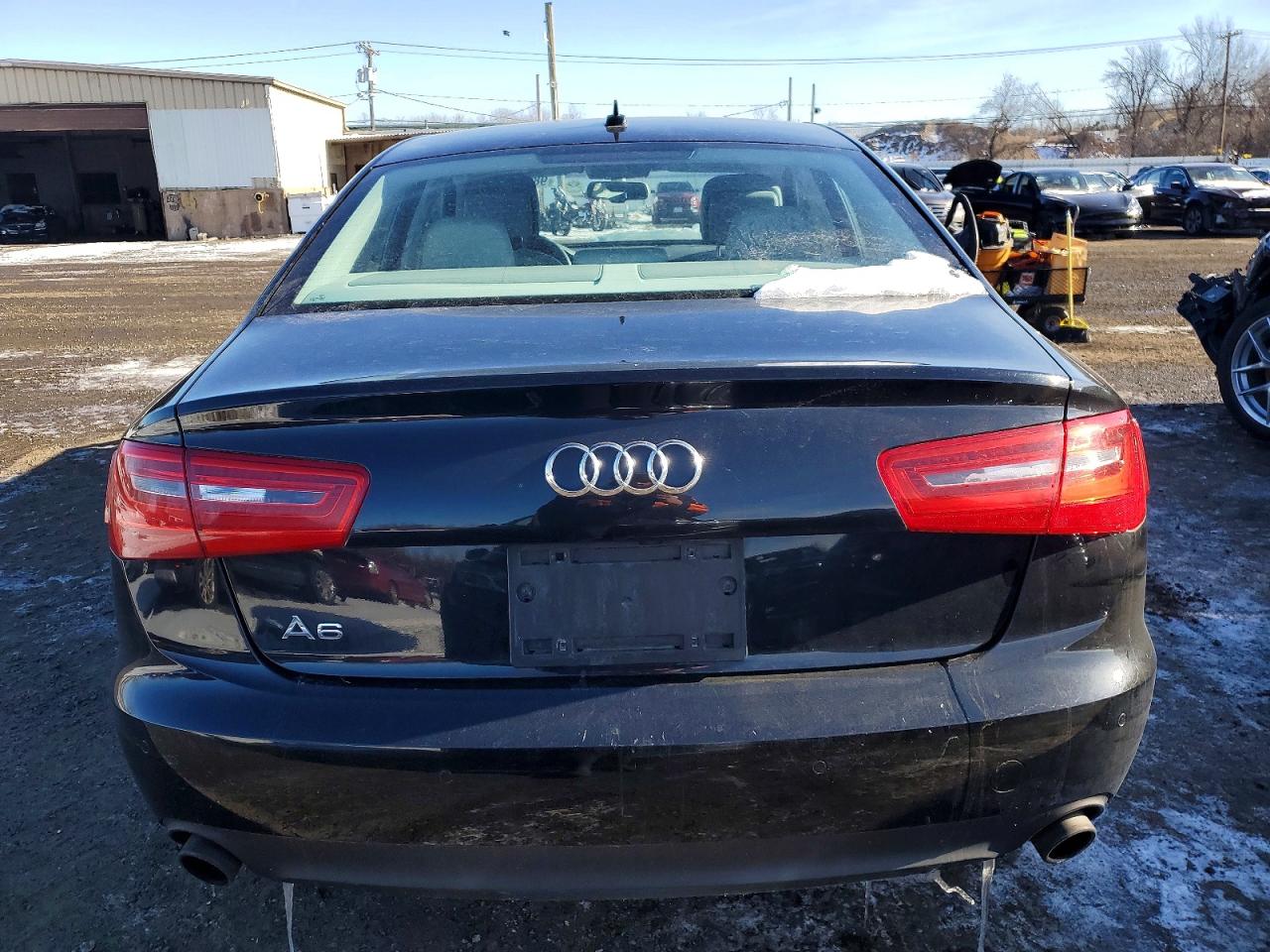 2013 Audi A6 Premium Plus Black vin: WAUGFAFC1DN151584