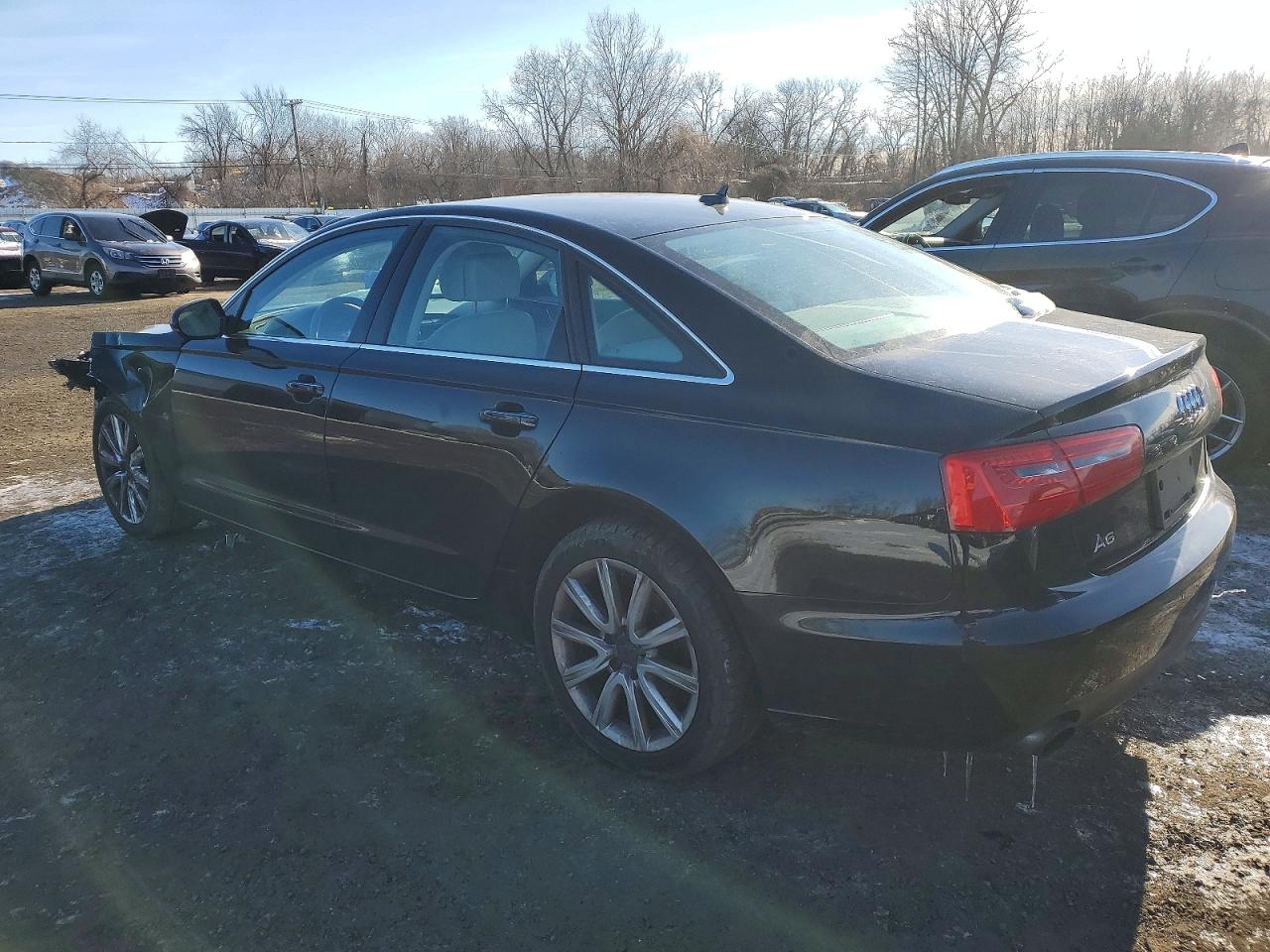 2013 Audi A6 Premium Plus Black vin: WAUGFAFC1DN151584