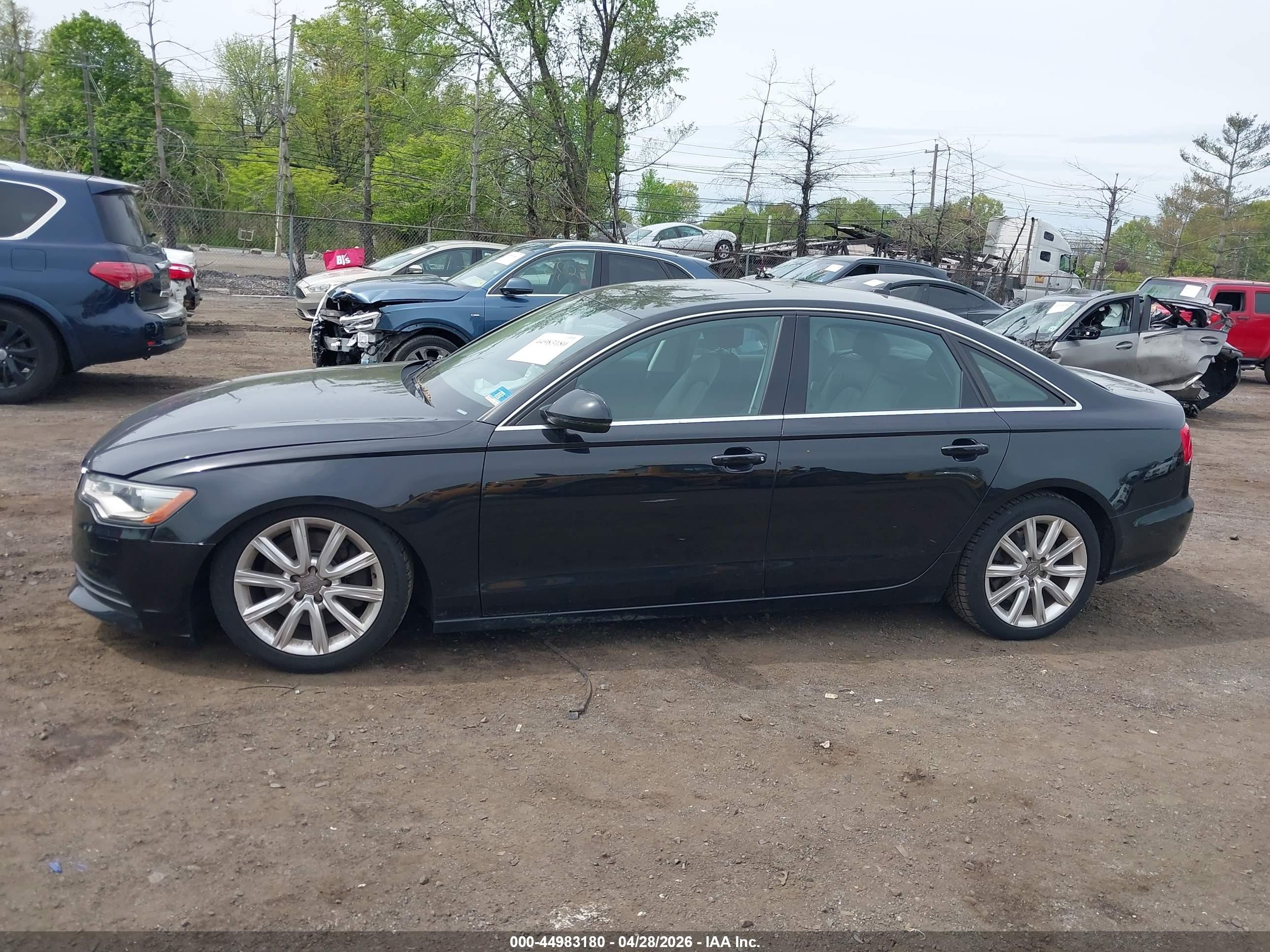 2014 Audi A6 2.0t Premium Black vin: WAUGFAFC1EN085667