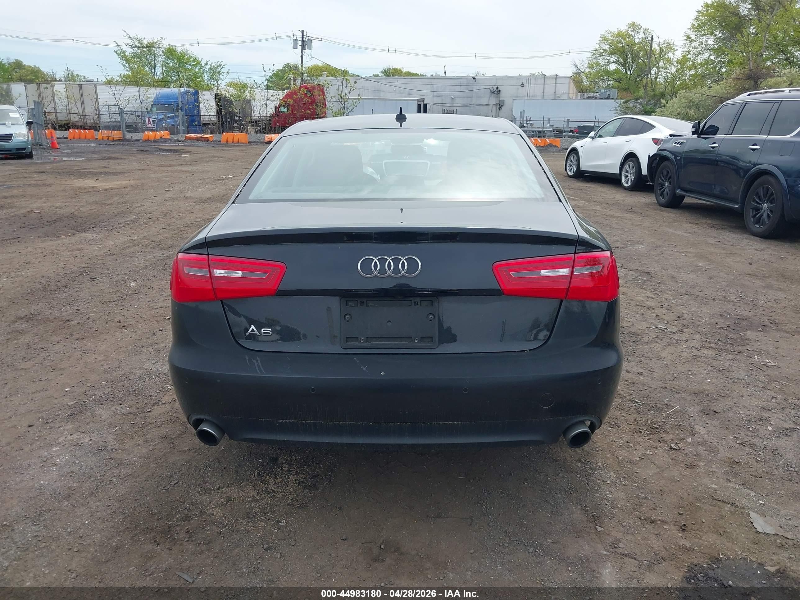 2014 Audi A6 2.0t Premium Black vin: WAUGFAFC1EN085667