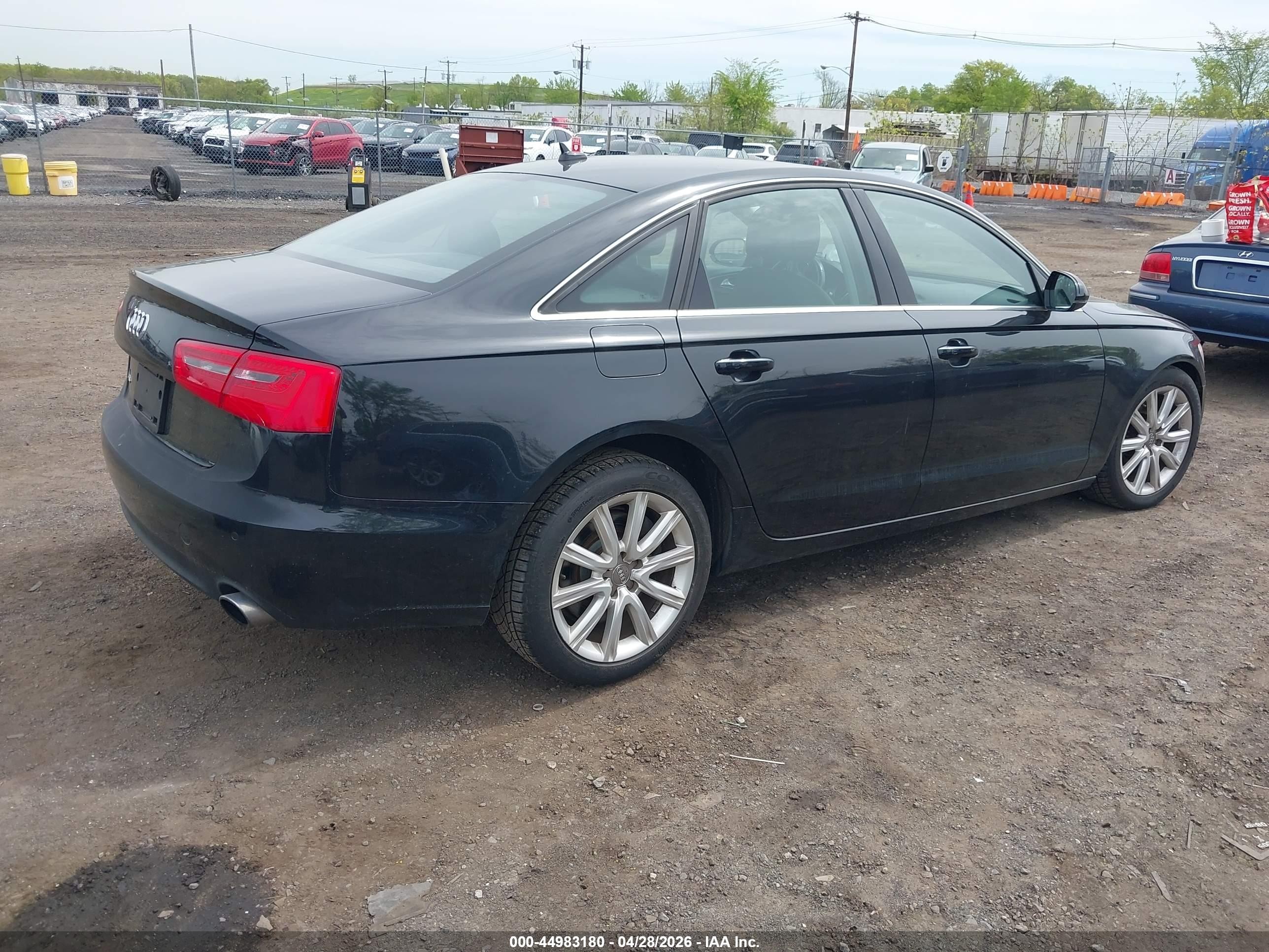 2014 Audi A6 2.0t Premium Black vin: WAUGFAFC1EN085667
