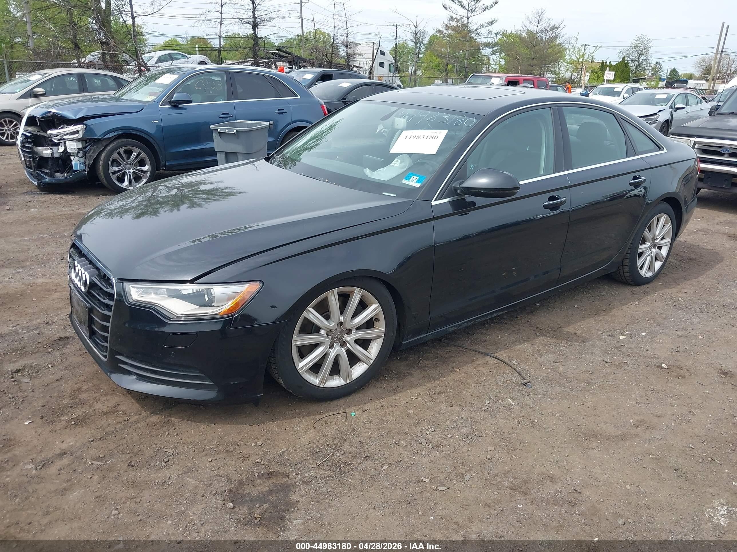 2014 Audi A6 2.0t Premium Black vin: WAUGFAFC1EN085667