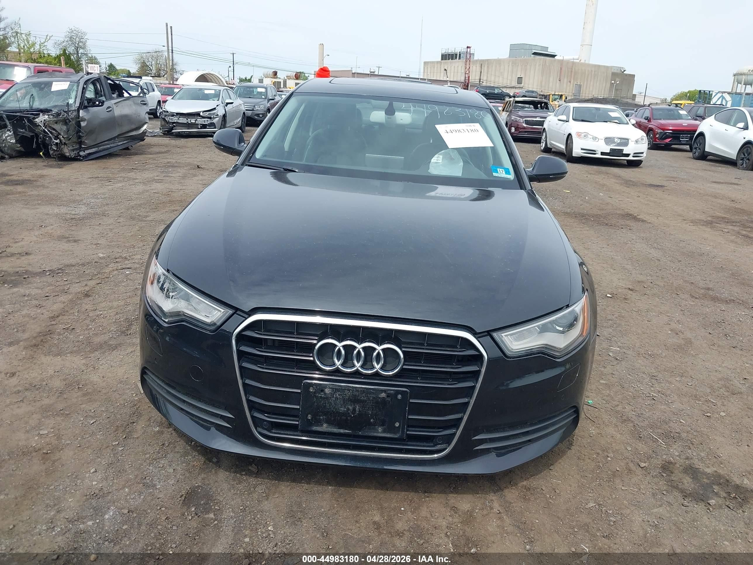 2014 Audi A6 2.0t Premium Black vin: WAUGFAFC1EN085667