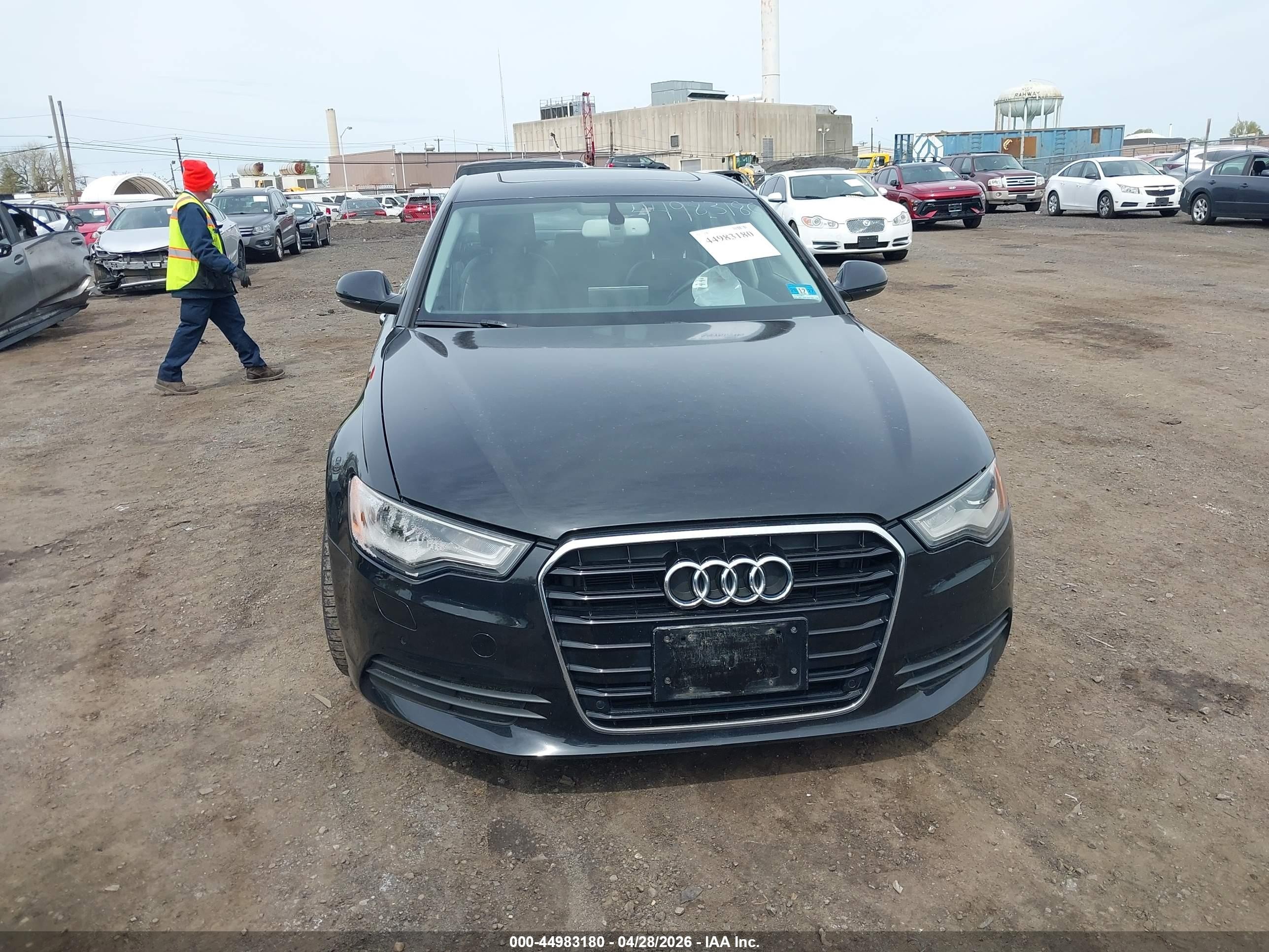 2014 Audi A6 2.0t Premium Black vin: WAUGFAFC1EN085667