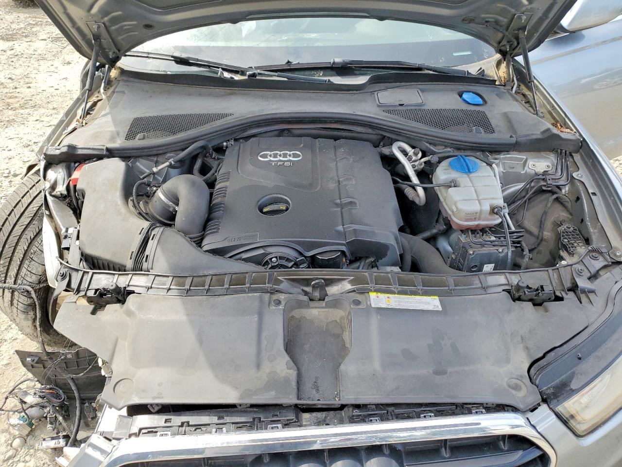 2014 Audi A6 Premium Plus Silver vin: WAUGFAFC1EN110647