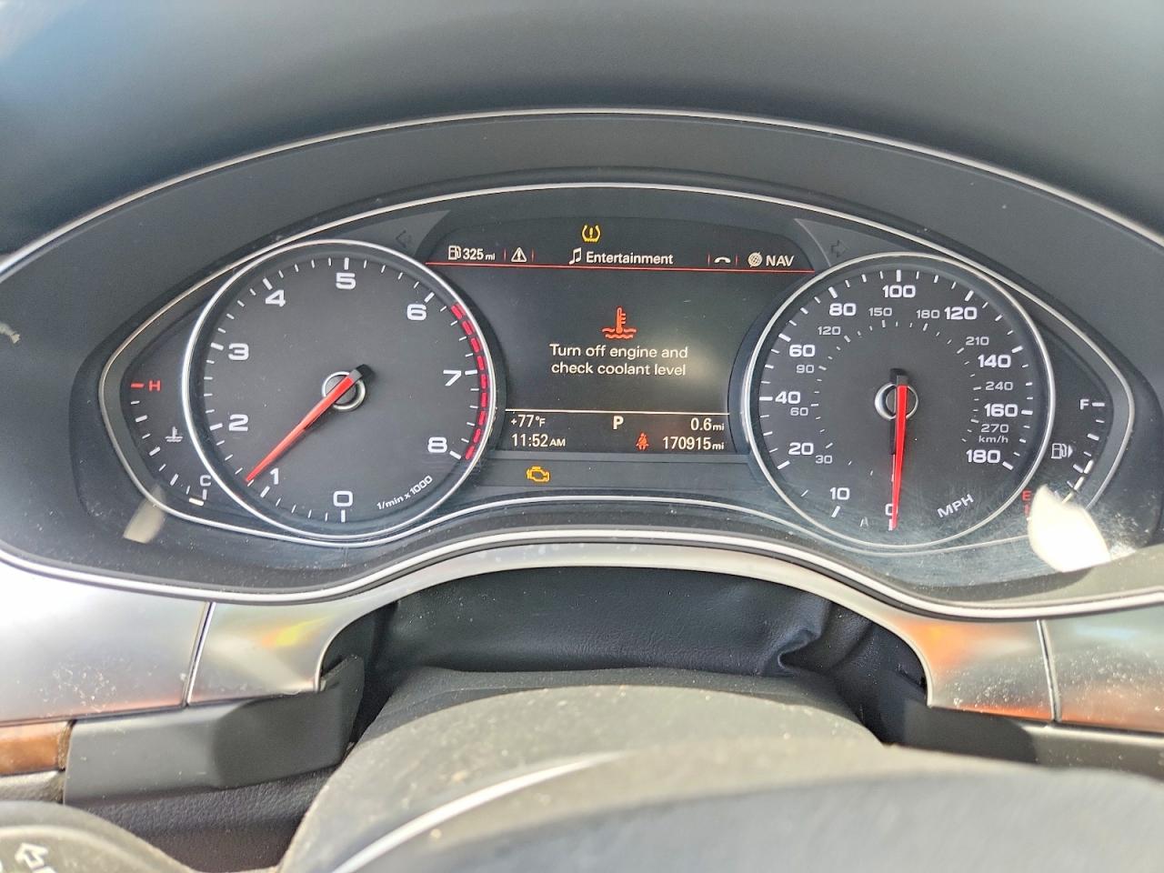 2014 Audi A6 Premium Plus White vin: WAUGFAFC1EN115251