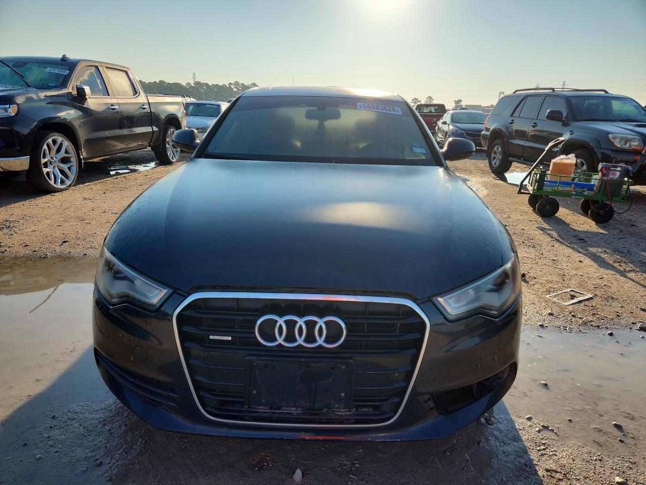 2014 Audi A6 Premium Plus Black vin: WAUGFAFC1EN123513