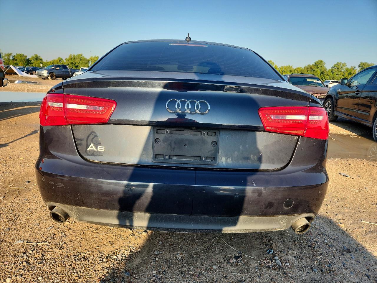 2014 Audi A6 Premium Plus Black vin: WAUGFAFC1EN123513