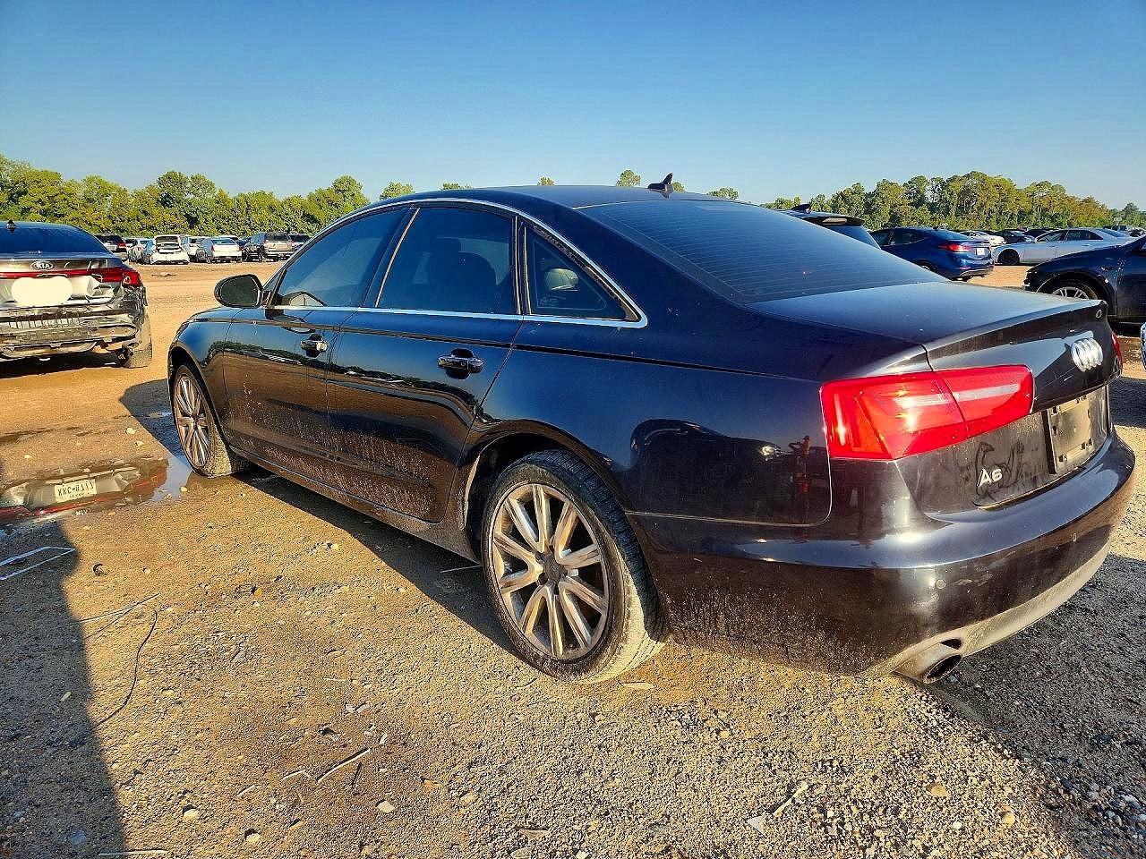 2014 Audi A6 Premium Plus Black vin: WAUGFAFC1EN123513