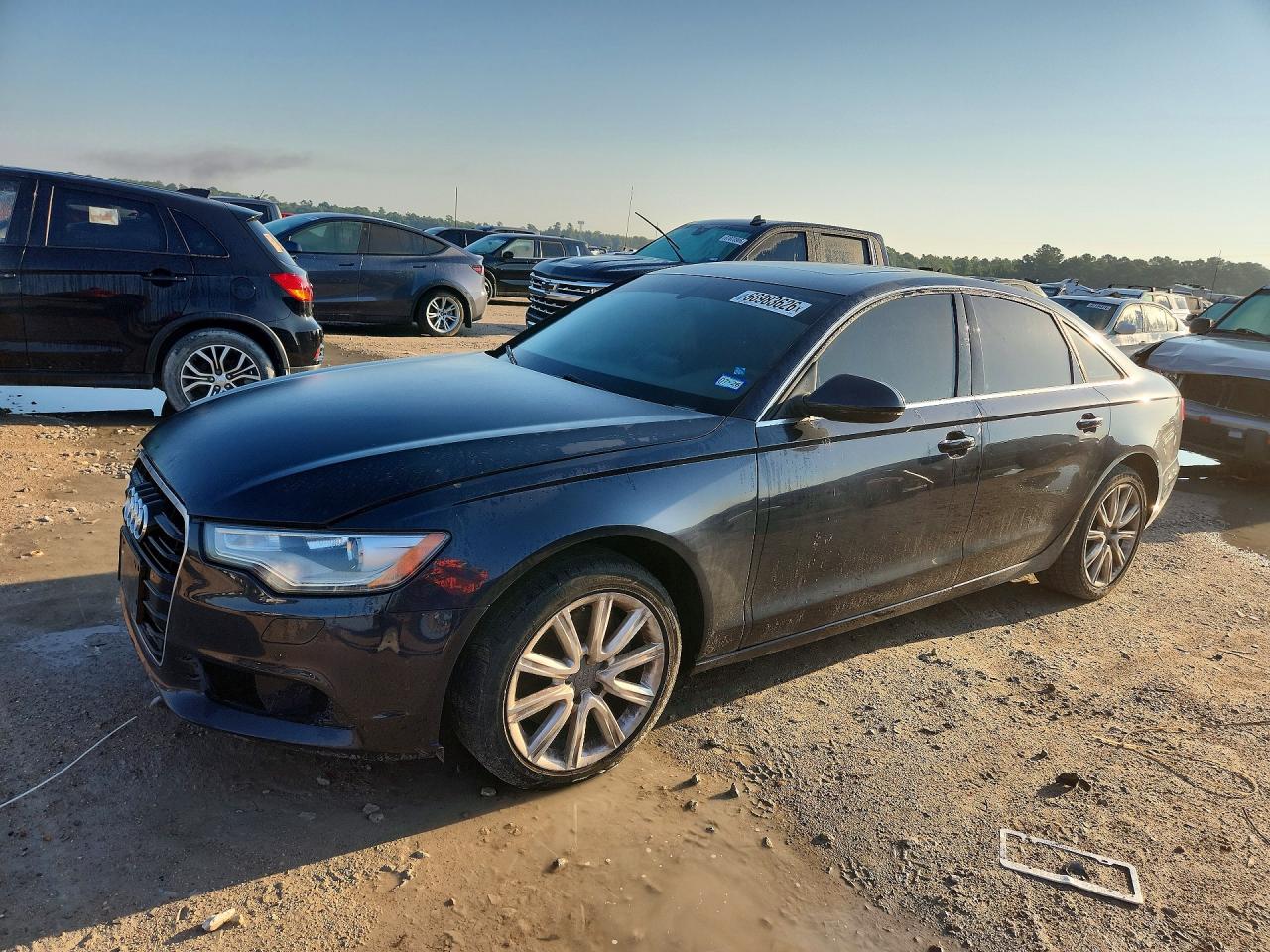 2014 Audi A6 Premium Plus Black vin: WAUGFAFC1EN123513