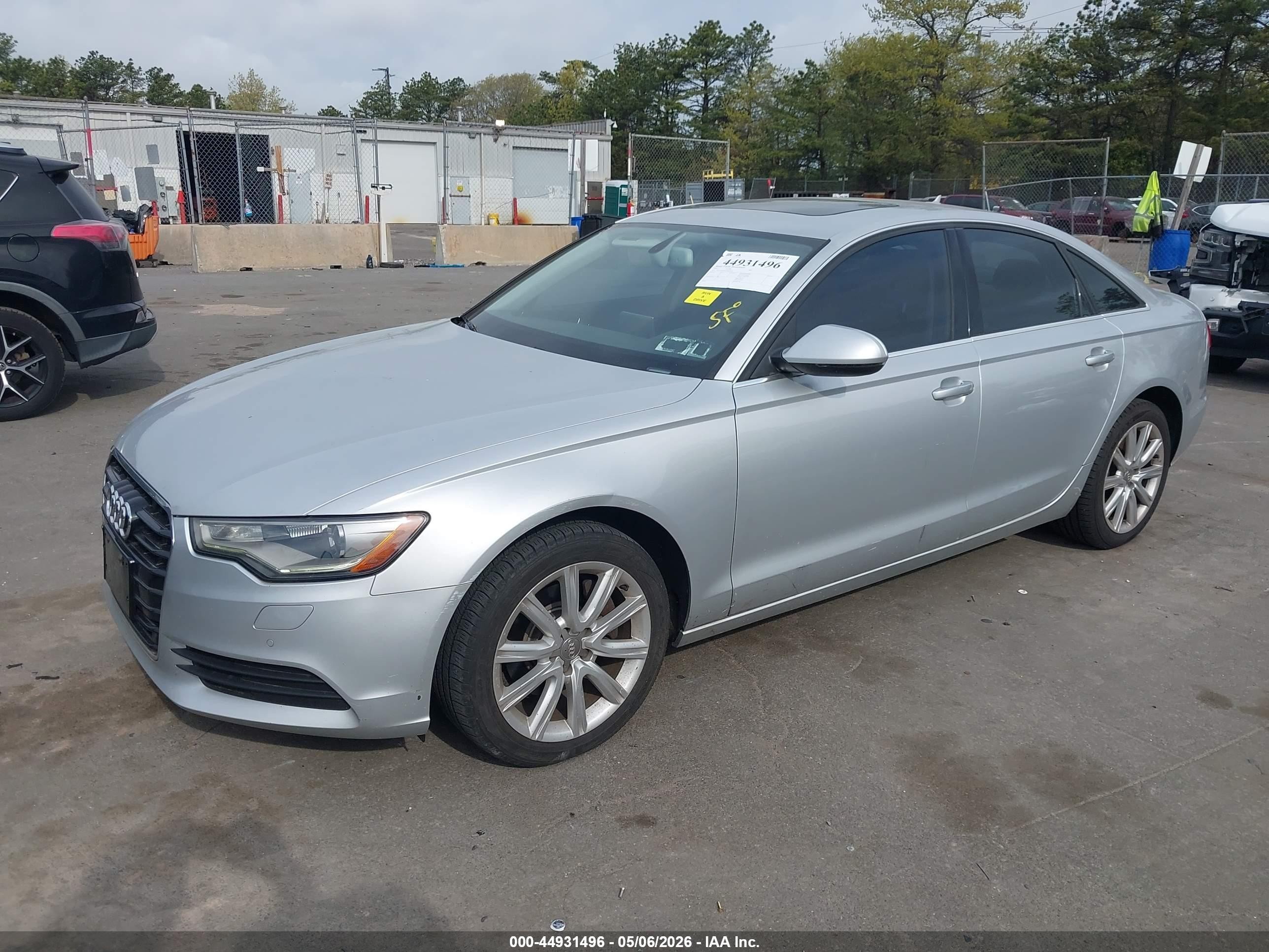 2015 Audi A6 2.0t Premium Silver vin: WAUGFAFC1FN003325