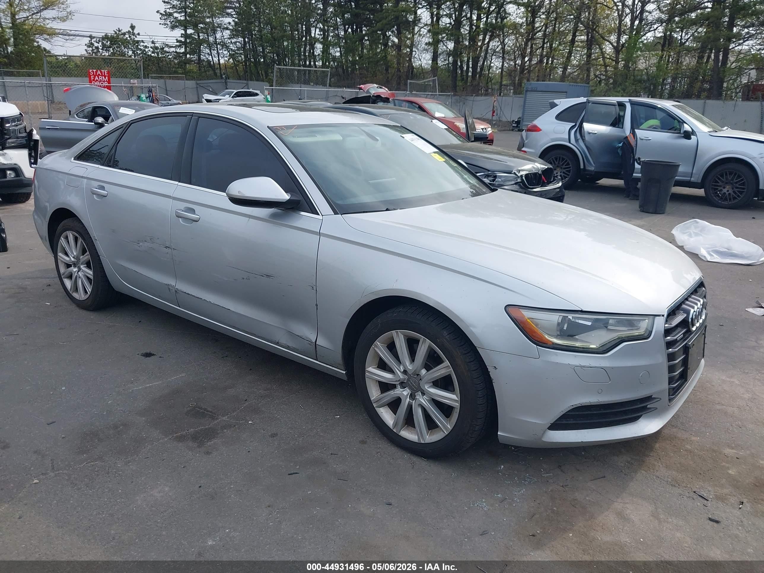 2015 Audi A6 2.0t Premium Silver vin: WAUGFAFC1FN003325