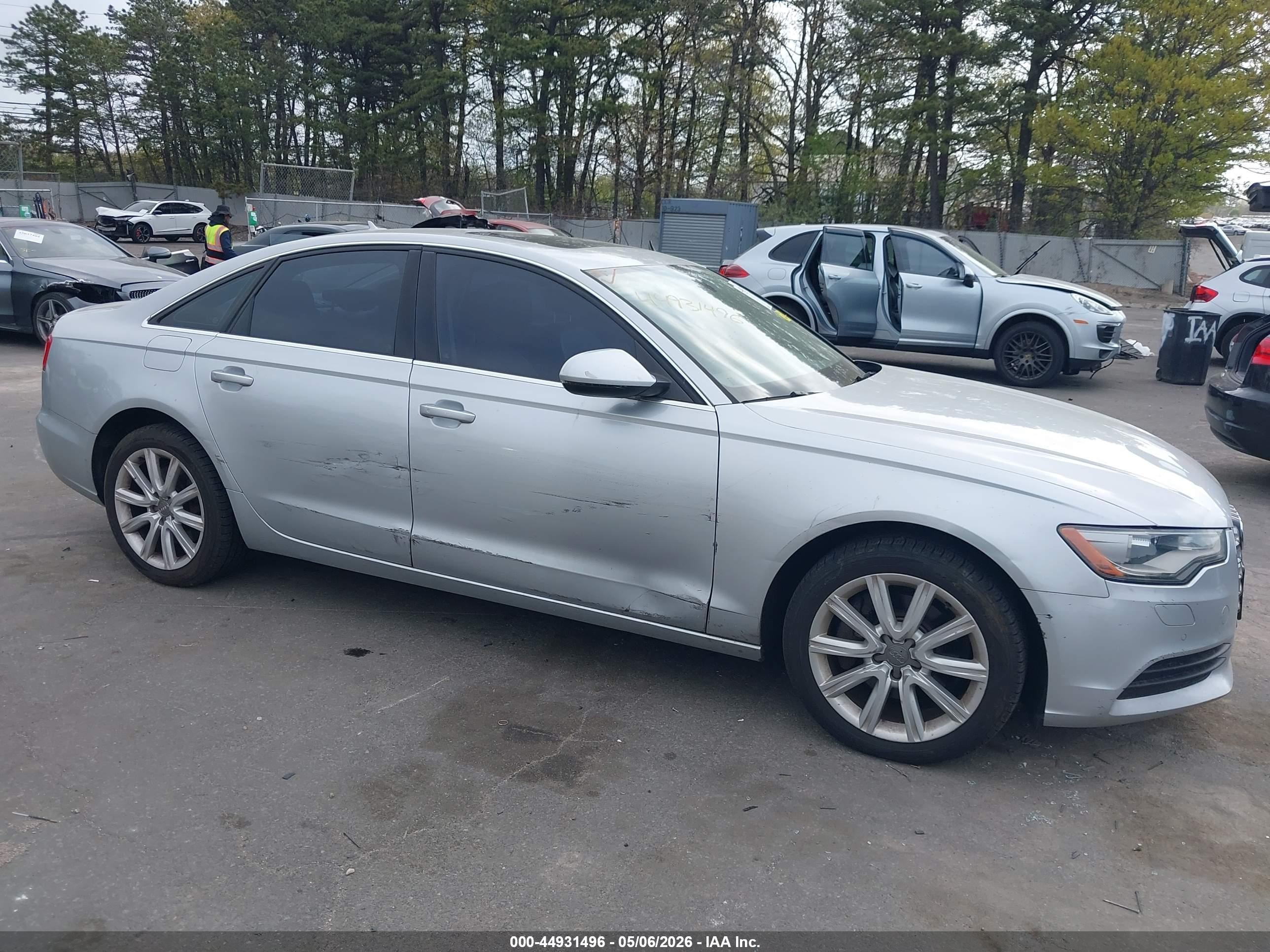 2015 Audi A6 2.0t Premium Silver vin: WAUGFAFC1FN003325