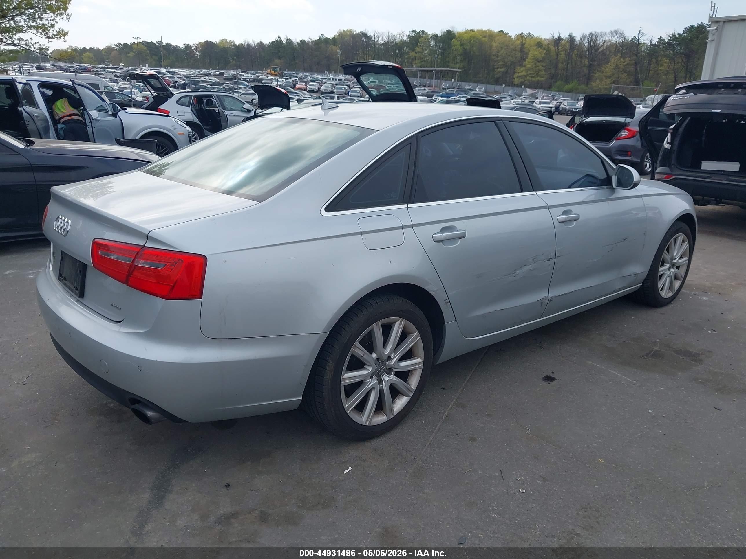 2015 Audi A6 2.0t Premium Silver vin: WAUGFAFC1FN003325