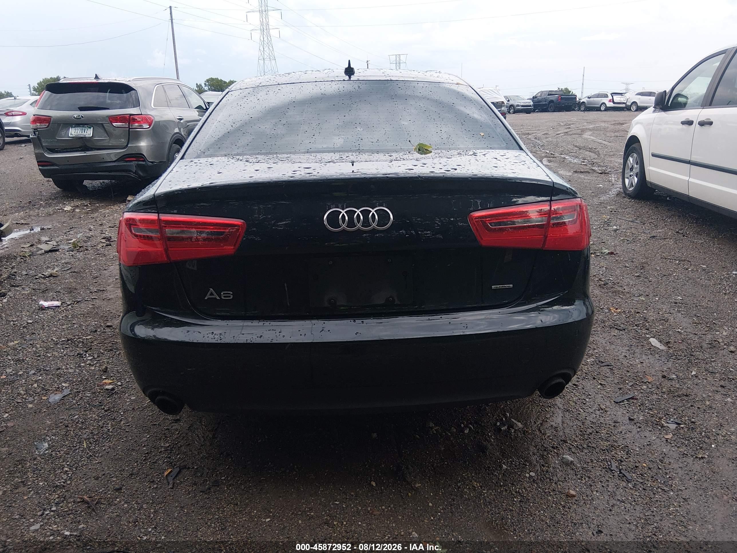 2015 Audi A6 2.0t Premium Black vin: WAUGFAFC1FN011716
