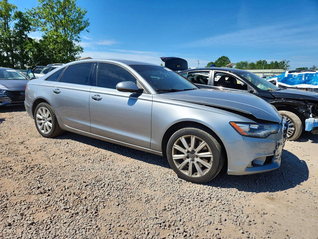 2015 Audi A6 Premium Plus Silver vin: WAUGFAFC1FN016740