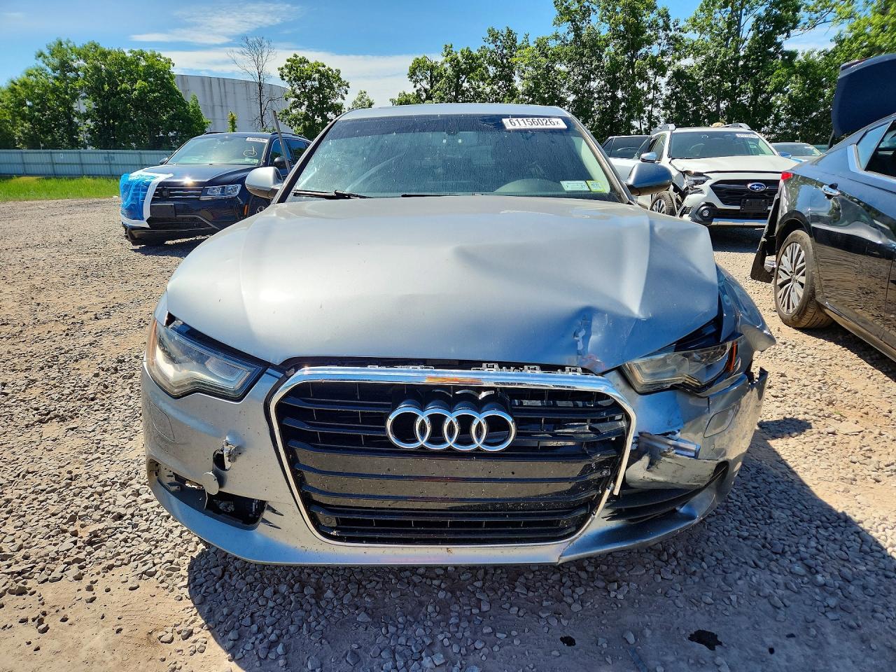 2015 Audi A6 Premium Plus Silver vin: WAUGFAFC1FN016740