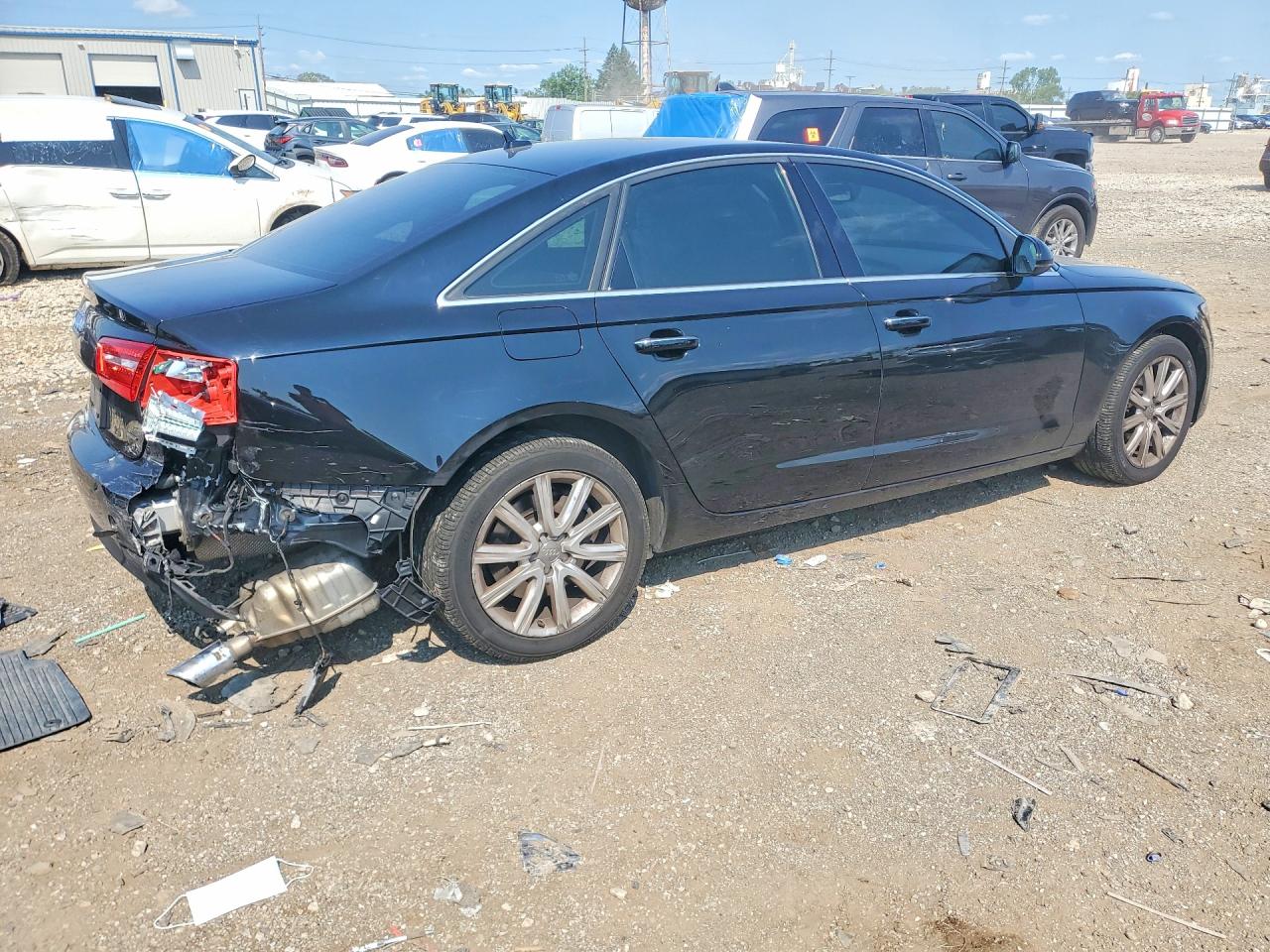 2015 Audi A6 Premium Plus Black vin: WAUGFAFC1FN024157