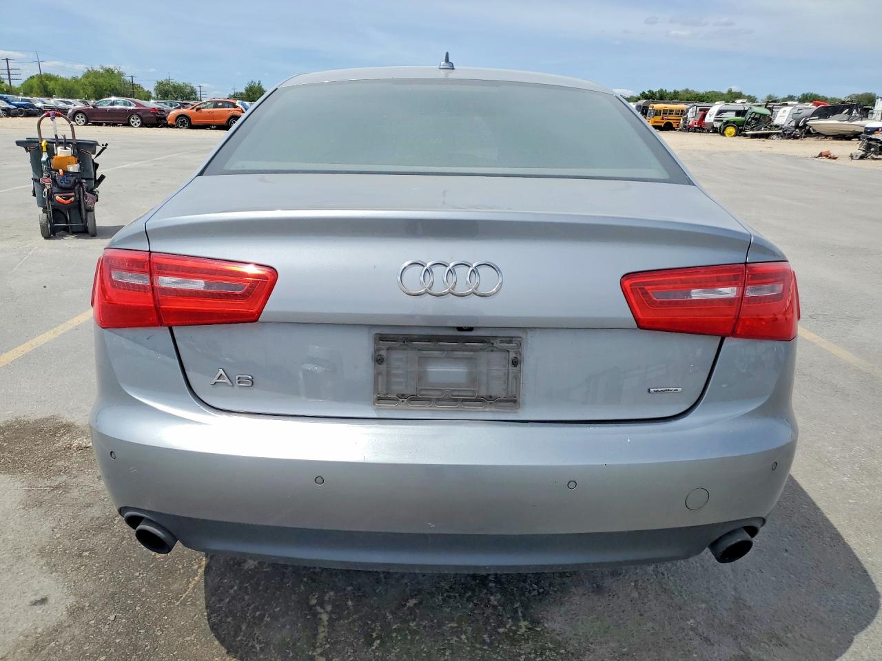 2015 Audi A6 Premium Plus Silver vin: WAUGFAFC1FN028192