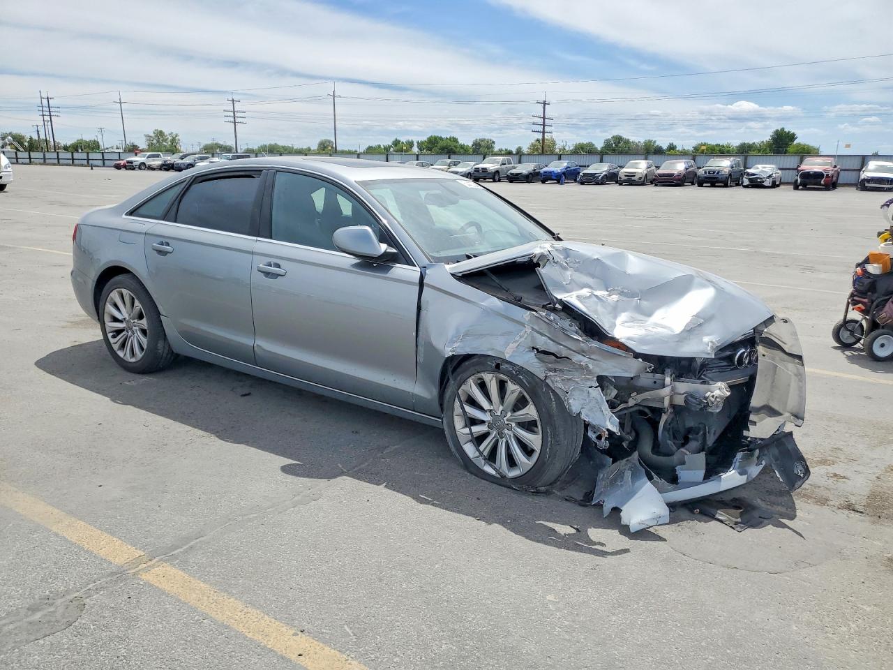 2015 Audi A6 Premium Plus Silver vin: WAUGFAFC1FN028192