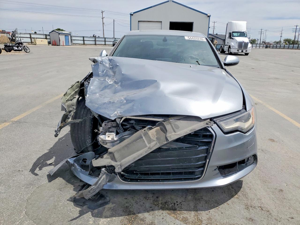 2015 Audi A6 Premium Plus Silver vin: WAUGFAFC1FN028192