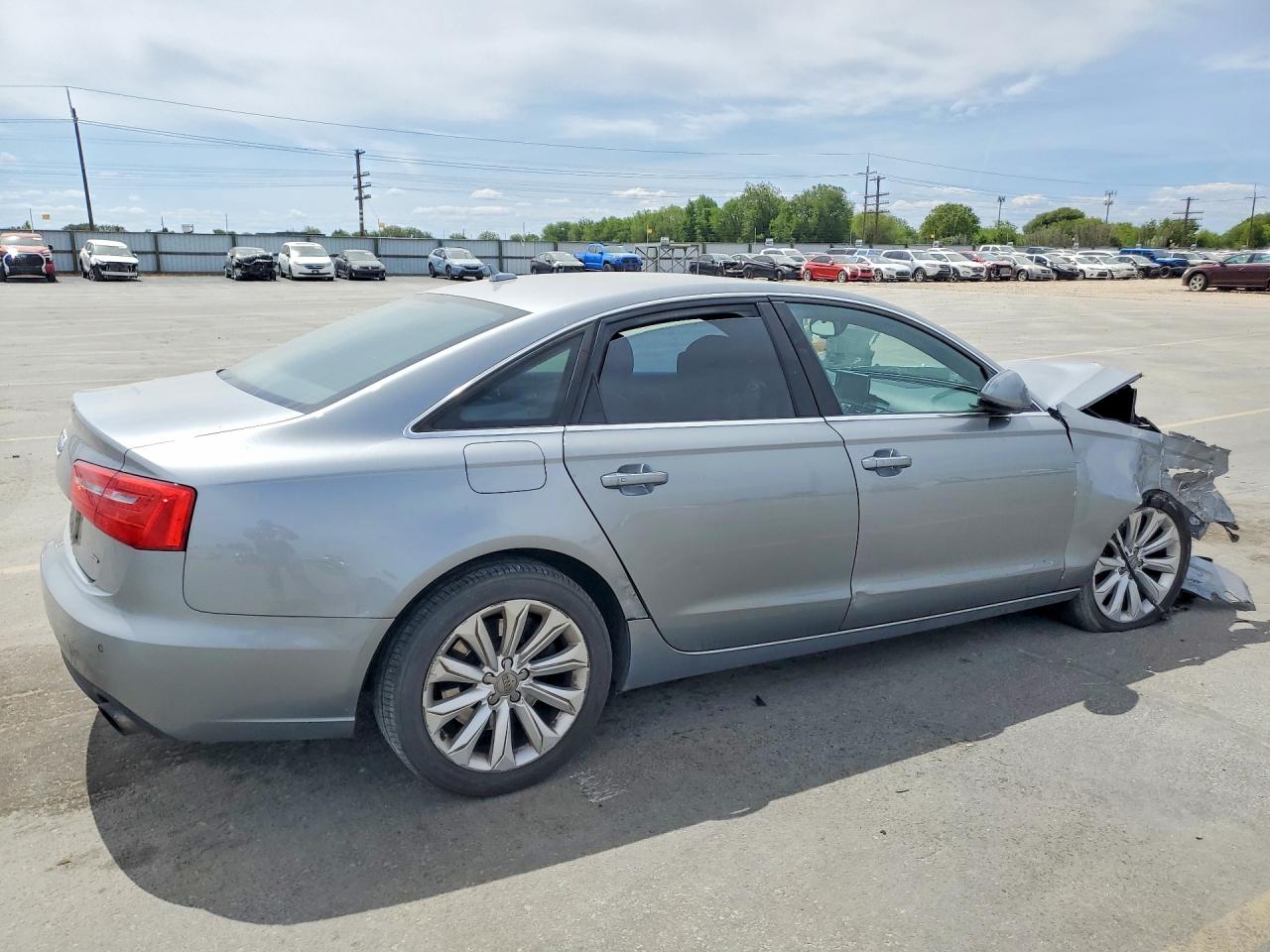 2015 Audi A6 Premium Plus Silver vin: WAUGFAFC1FN028192
