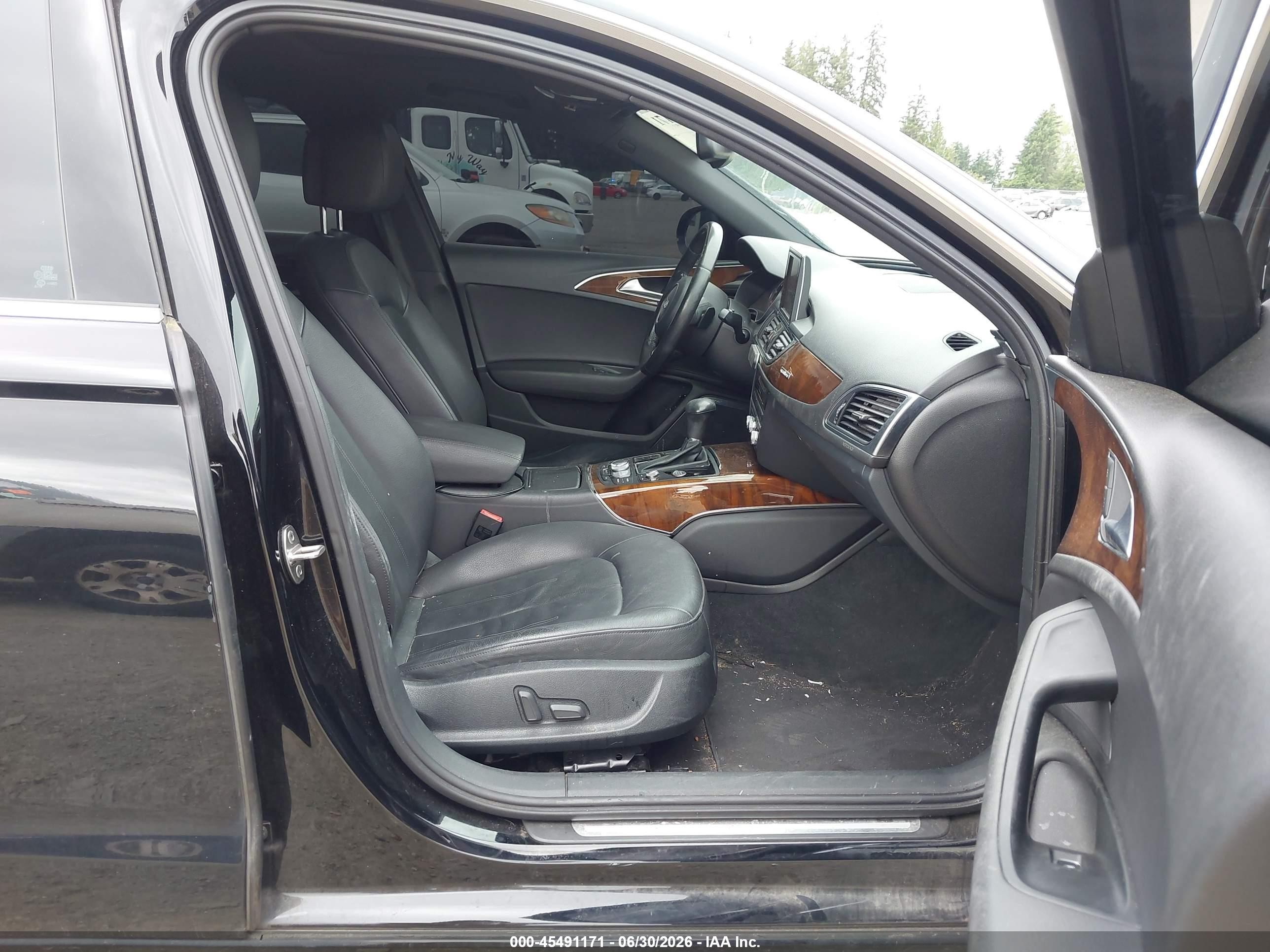2015 Audi A6 2.0t Premium Black vin: WAUGFAFC1FN035417